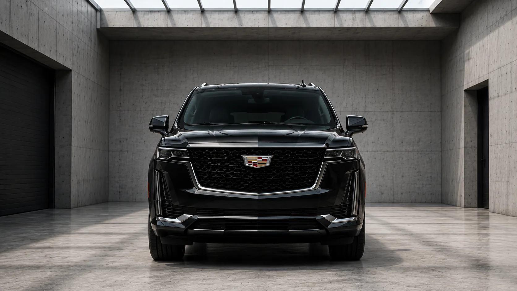 Cadillac Escalade — przednie światła wyłączone