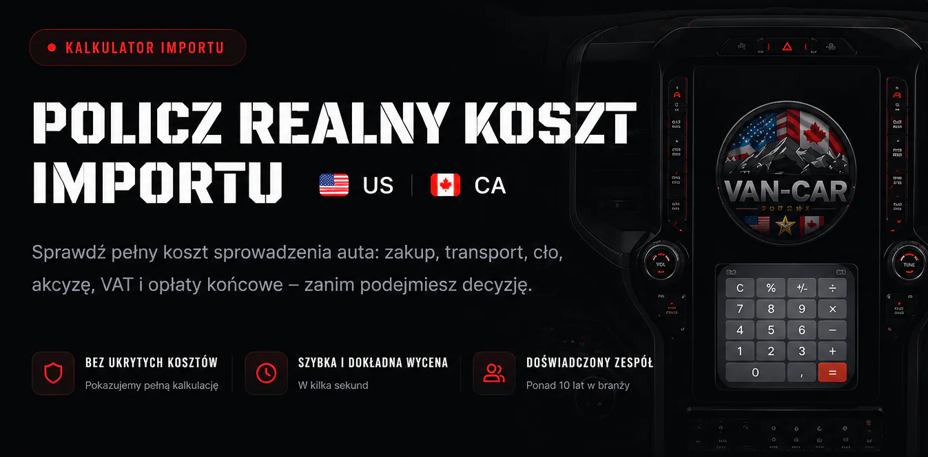 Kalkulator importu — policz koszt