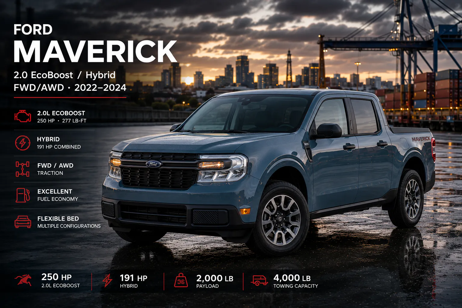 Ford Maverick 2022-2024 z USA