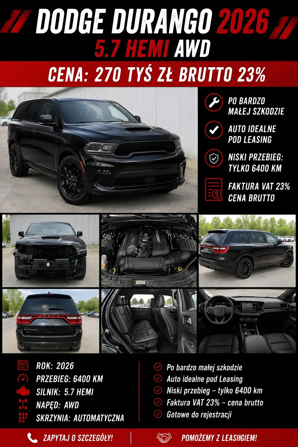 Dodge Durango 2026 5.7 HEMI AWD